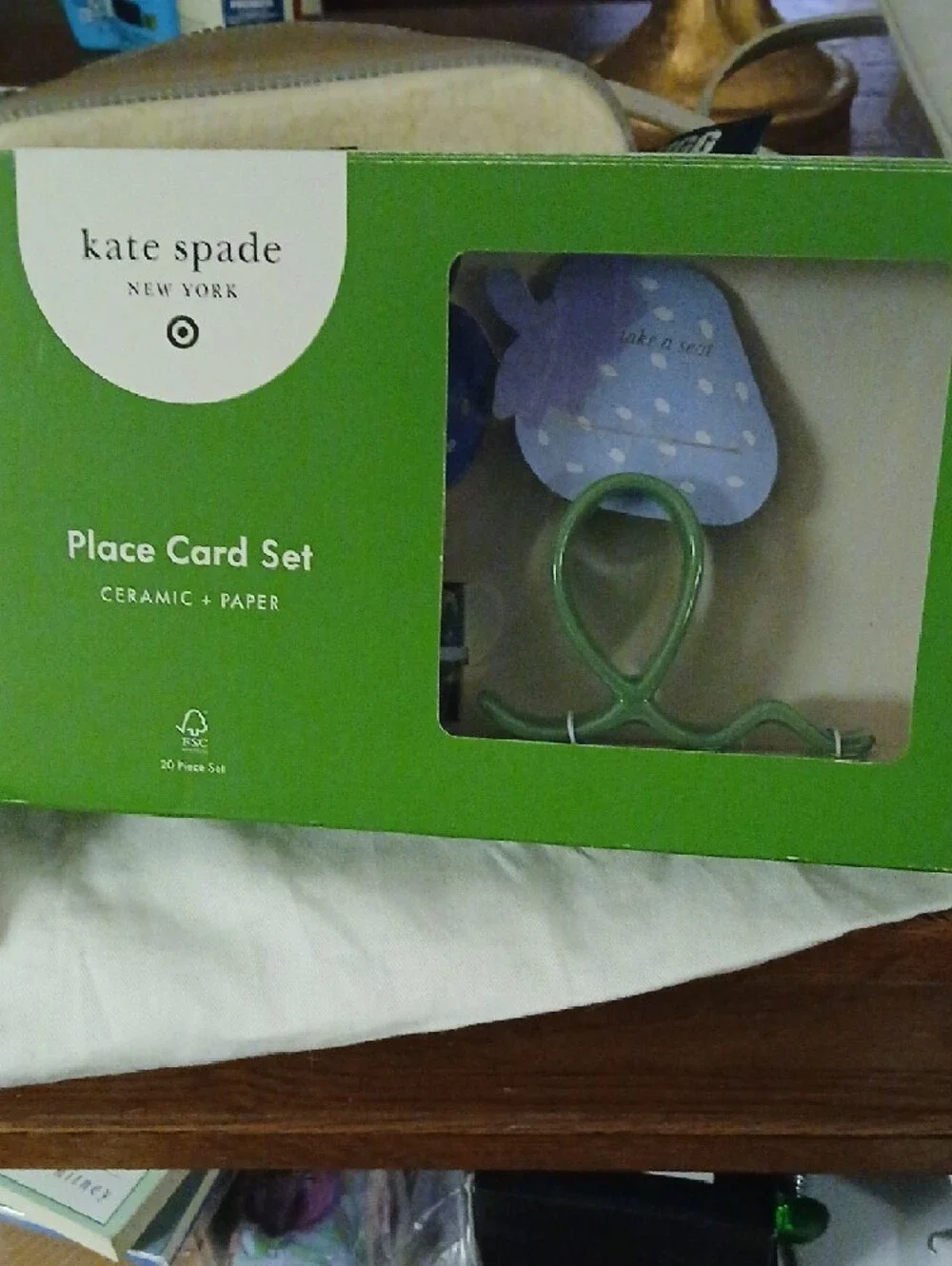 kate spade Green Martini Glass Party Invitations with Olive Accents